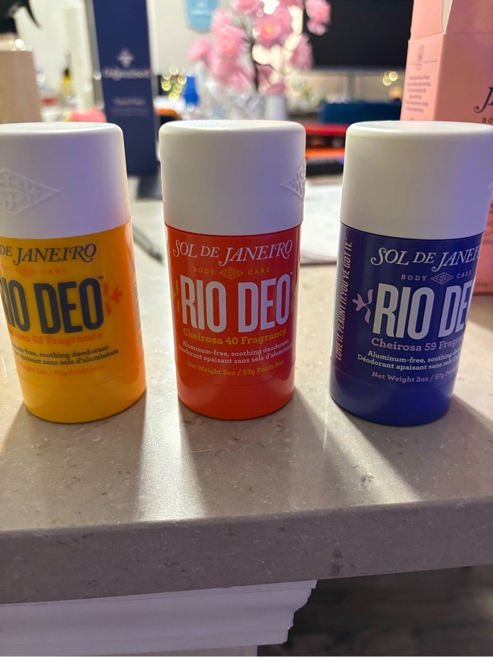Sol de Janeiro Rio Deo Aluminum-Free Deodorant Stick - Yellow, Orange, Blue